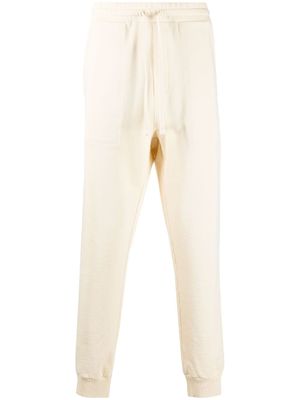 Nanushka pantalon de jogging à logo brodé - Tons neutres