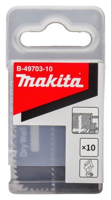 Makita Accessoires Zaagblad gips | 55X18X0,55mm | 10 stuks - B-49703-10 - B-49703-10