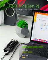 ICY BOX IB-180MC-C31 SDD-behuizing Zwart M.2 - thumbnail