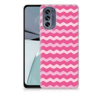 Motorola Moto G62 5G TPU bumper Waves Pink