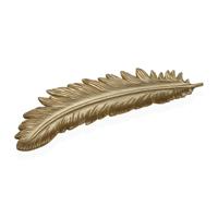 Tafeldecoratie Versa Gouden Veer 19 x 3 x 60 cm