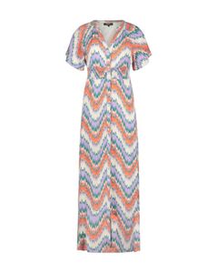 Freebird Jurk Mae Maxi Wv-Aop-Crinkle-Vis-23-1