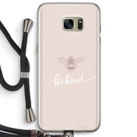 Be(e) kind: Samsung Galaxy S7 Edge Transparant Hoesje met koord