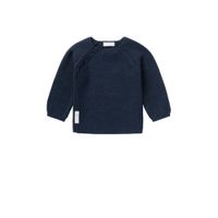 Noppies baby longsleeve Pino van biologisch katoen donkerblauw - thumbnail