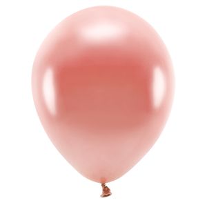 200x Rosegouden ballonnen 26 cm eco/biologisch afbreekbaar