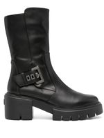 Stuart Weitzman bottines Sissi Gia 75 mm en cuir - Noir