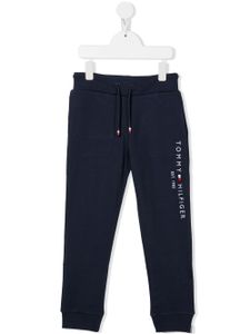 Tommy Hilfiger Junior pantalon de jogging à logo imprimé - Bleu