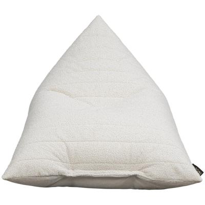 Leen Bakker - Lebel Zitzak Twisted Teddy - 100x145 Cm - Polyester - Beige - 30x145x100 Cm