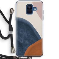Geo #1: Samsung Galaxy A6 (2018) Transparant Hoesje met koord