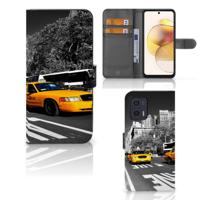 Motorola Moto G73 | Flip Cover | New York Taxi