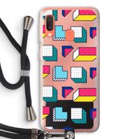 8-bit N°7: Samsung Galaxy A20e Transparant Hoesje met koord