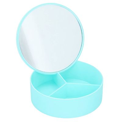 Touch Of Beauty Sieradenkistje Met Spiegel Meisjes 14 Cm Blauw