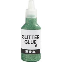 Creativ Company Glitterlijm, groen, 25 ml/ 1 fles