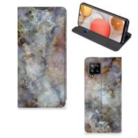 Samsung Galaxy A42 | Standcase | Marmer Grijs