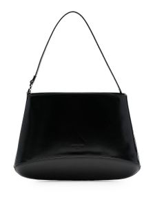 Low Classic sac porté épaule en cuir - Noir