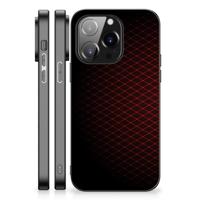 iPhone 14 Pro Back Case Geruit Rood