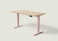 Desktronic HomePro bureau Zachtroze / Bamboe / 160x80 cm Desktronic HomePro bureau Zachtroze / Bamboe / 160x80 cm