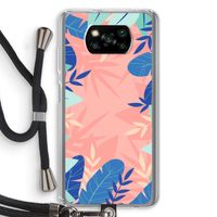 Tropisch: Xiaomi Poco X3 NFC Transparant Hoesje met koord