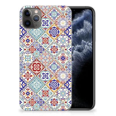 Apple iPhone 11 Pro Max | TPU | Siliconen hoesje | Tiles Color Apple iPhone 11 Pro Max | TPU | Siliconen hoesje | Tiles Color