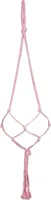 TS Collection Bloempothanger macrame roze 90 cm