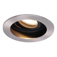 Mesa LED inbouwspot - GU10 4 Watt 345 lumen - 2700K Warm wit - Dimbaar - verzonken - Rond - Kantelbaar - IP20 Voor binnen - RVS