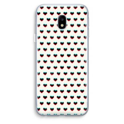 Hartjes: Samsung Galaxy J3 (2017) Transparant Hoesje
