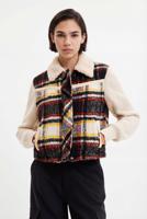 Truckerjack met schapenvacht - WHITE - XL