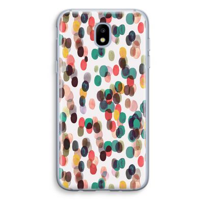 Tropical Dots: Samsung Galaxy J5 (2017) Transparant Hoesje