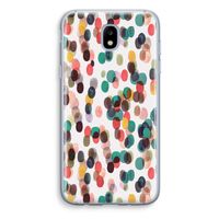 Tropical Dots: Samsung Galaxy J5 (2017) Transparant Hoesje