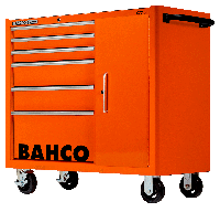Bahco 40" klassieke C75 gereedschapswagen met 6 lades en opbergkast | 1100 x 986 x 501mm - 1475KXL6C