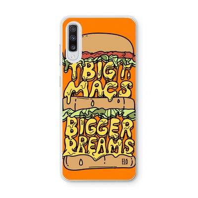 Big Macs Bigger Dreams: Samsung Galaxy A70 Transparant Hoesje