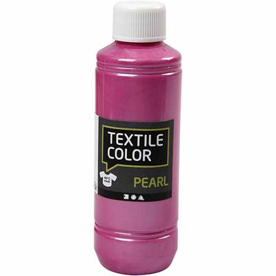 Creativ Company Textielkleur, parelmoer, cyclaam, 250 ml/ 1 fles