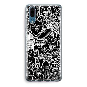 Vexx Black Mixtape: Huawei P20 Transparant Hoesje