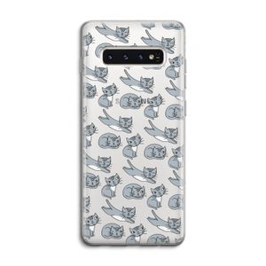 Poezen: Samsung Galaxy S10 4G Transparant Hoesje