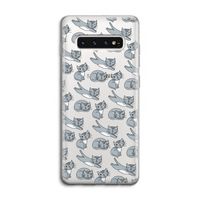 Poezen: Samsung Galaxy S10 4G Transparant Hoesje