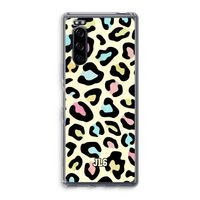 Leopard pattern: Sony Xperia 5 Transparant Hoesje