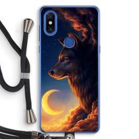 Night Guardian: Xiaomi Mi Mix 3 Transparant Hoesje met koord