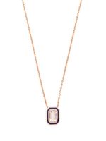 Selim Mouzannar collier Mina en or rose 18ct serti de morganites - thumbnail