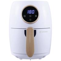 Bergner Airfryer 1000 W Anti-aanbaklaag, CoolTouch-behuizing, Oververhittingsbeveiliging, Timerfunctie, Met display Wit, Hout - thumbnail