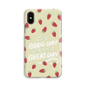 Don't forget to have a great day: iPhone X Volledig Geprint Hoesje