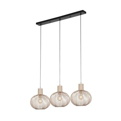Trio Eetkamer hanglampGila 3-lichts - zand - 365700366
