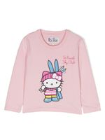 MC2 Saint Barth Kids sweat Hello Kitty en jersey - Rose - thumbnail