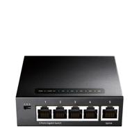 Cudy GS105 netwerk-switch Gigabit Ethernet (10/100/1000) Zwart - thumbnail