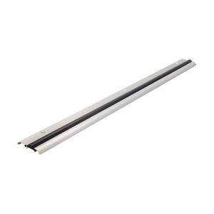 Tochtstrip - tochtwering - zilver - aluminium - 91 x 8 cm - deur tochtstopper