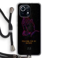 Praying For My Haters: Xiaomi Mi 11 Transparant Hoesje met koord