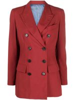 Jean Paul Gaultier Pre-Owned blazer croisé à revers crantés (années 1990) - Rouge