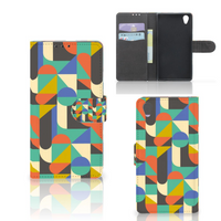 Sony Xperia Z1 Telefoon Hoesje Funky Retro - thumbnail