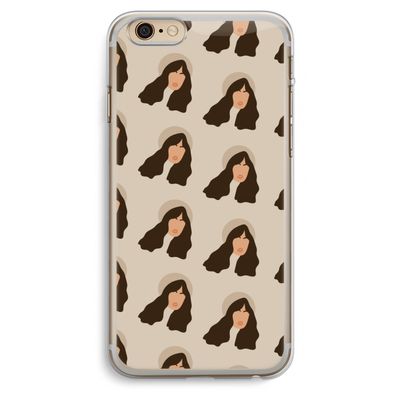 Bonjour mon amour: iPhone 6 Plus / 6S Plus Transparant Hoesje