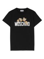 Moschino Kids t-shirt à imprimé Leo Teddy - Noir