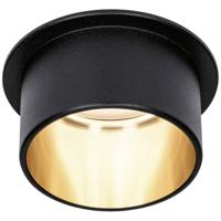 Paulmann 93378 LED-inbouwlamp LED LED vast ingebouwd 6 W Zwart (mat), Goud